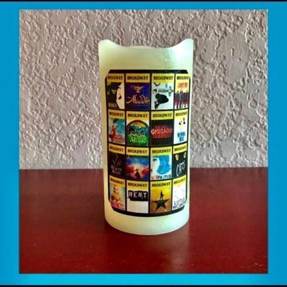 *30off3*‎ 🕯Broadway Musical Theater Flameless Candle